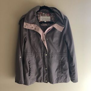 Spring jacket with hood